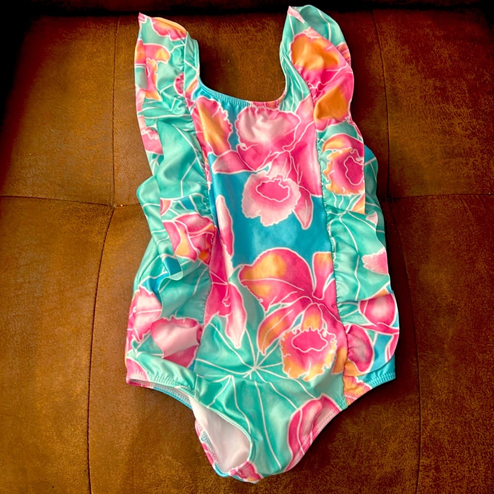 Kenny Flowers girls Maui bathing suit